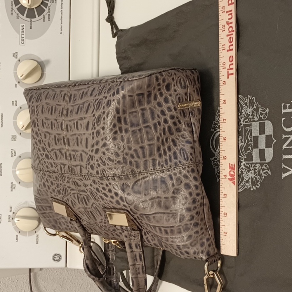 Vince Camuto Jackie Croc Satchel - Picture 9 of 13